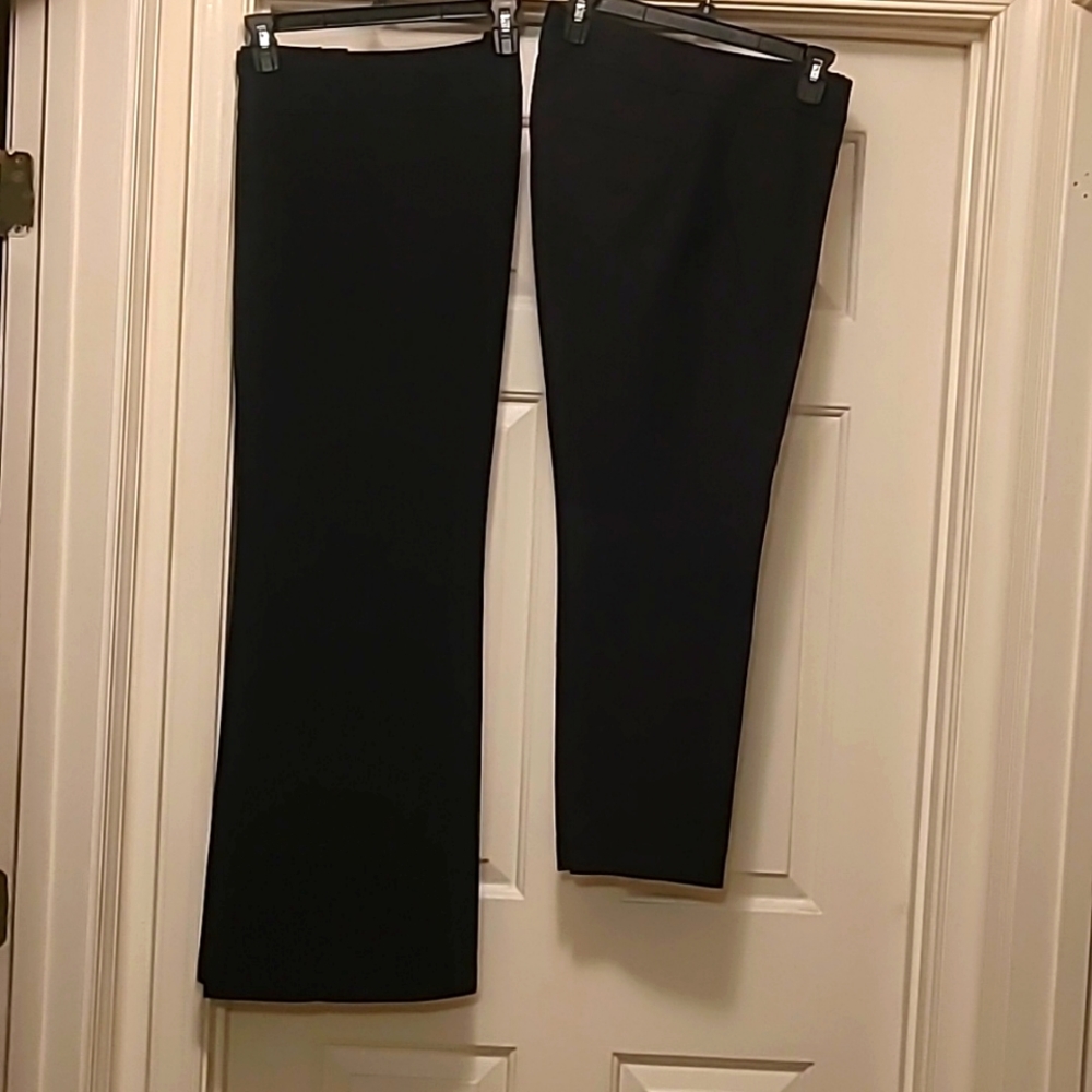 Two (2) pants -  Black Ann Taylor Pants and a Black Jones Studio Separates pants